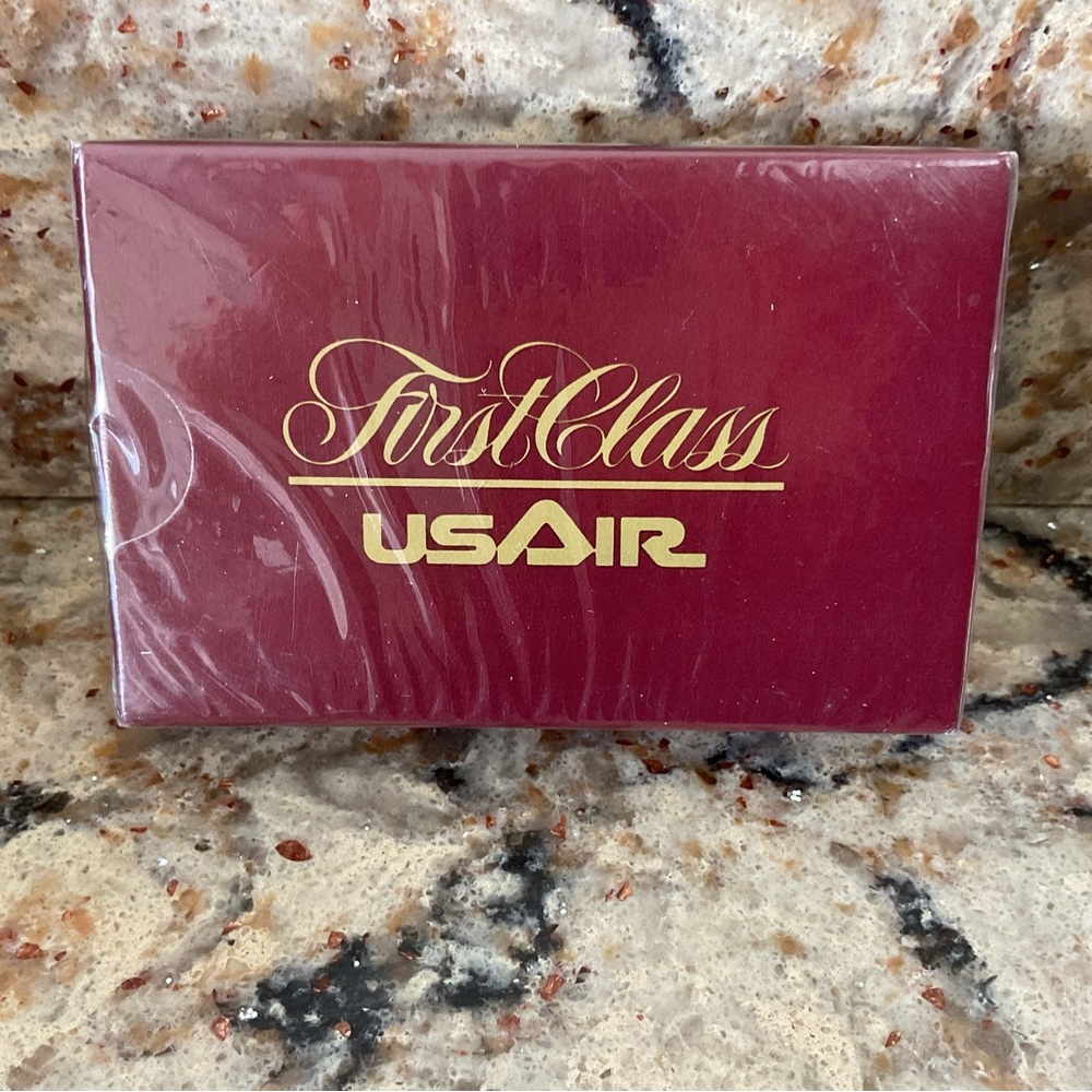 Vintage USAIR First Class PLAYING CARDS - BRAND NEW SEALED
